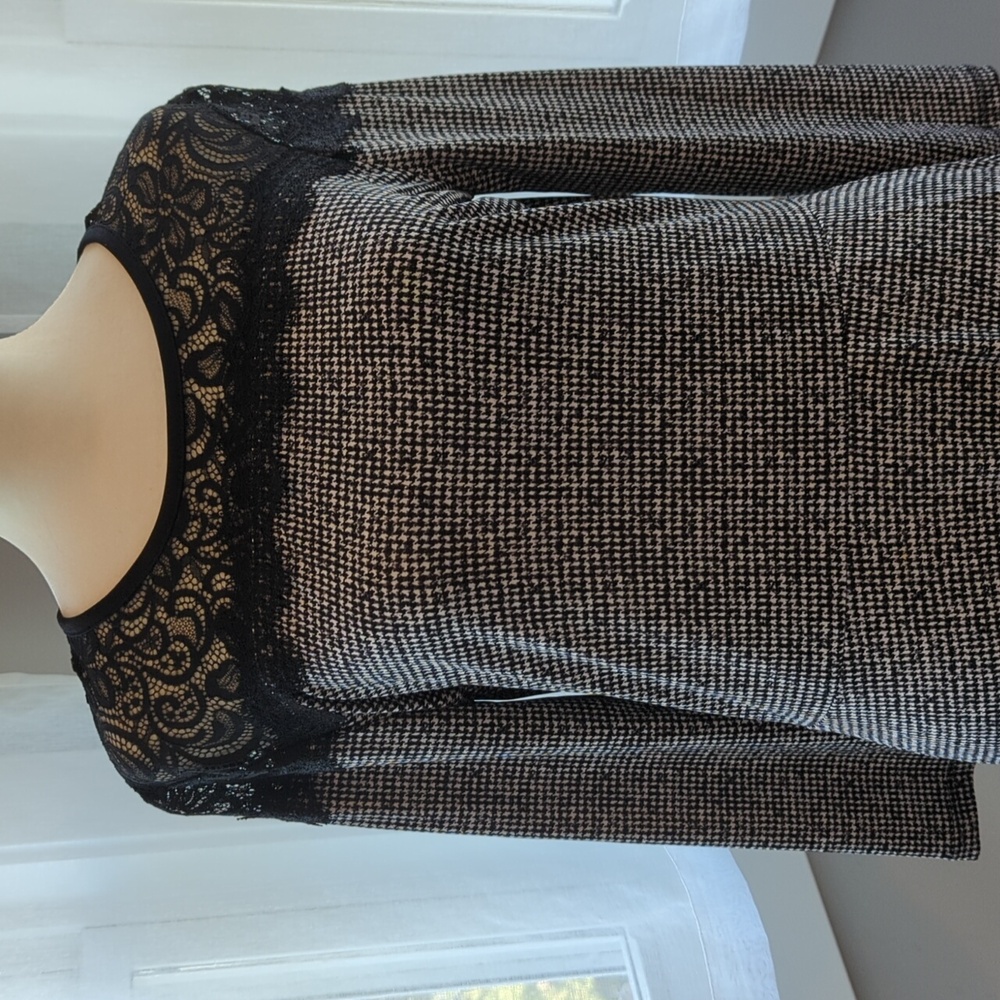 Michael Kors Black and White Midi Dress - Picture 2 of 4